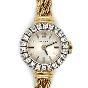 1970’s ROLEX 14K Yellow Gold Ladies Cocktail Watch