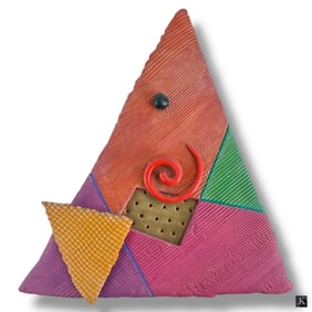 Jim Johnston Hand Built Ceramic Wall Hanging