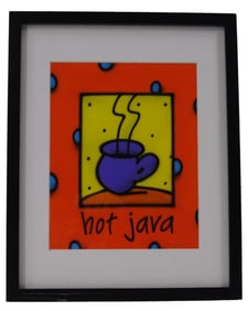 Decorative Lithograph "Hot Java"