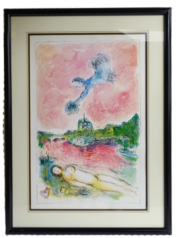 Marc Chagall Lithograph "Derriere le Miroir" (1 of 5)