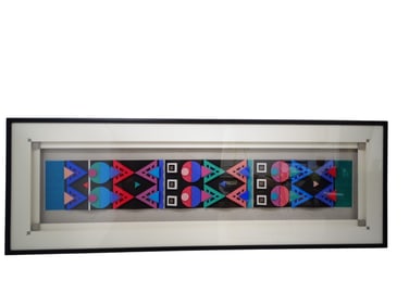 Contemporary Mixed Media Shadowbox Art
