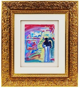 Peter Max Color Print on Paper "Untitled"