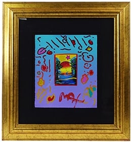 Peter Max Collage "Better World" 1999