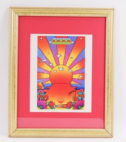 Peter Max Lithograph "Sunrise 2000"