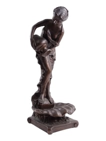 Bronze Finish Austin Sculpture, Water Nymph
