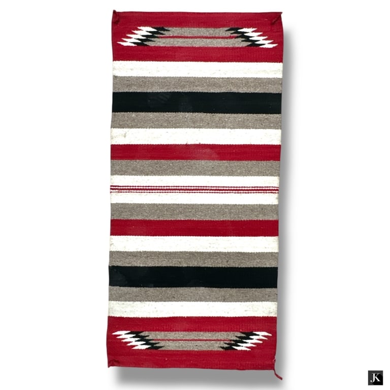 Vintage Navajo Double Saddle Blanket/Rug (1 of 4)