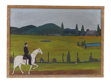 Essie Ward Oil on Masonite "Country Doctor"