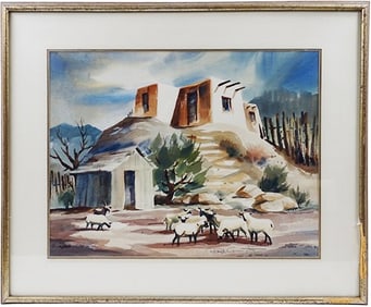Doyle Courington W/C "New Mexico Sun Patterns"