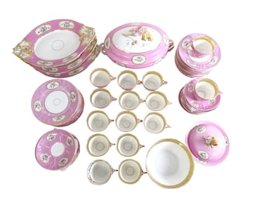Group of Sevres Style Porcelain Dinnerware