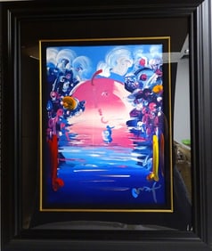 Peter Max Mixed Media "Better World III"