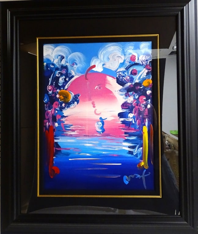 Peter Max Mixed Media "Better World III" (1 of 8)