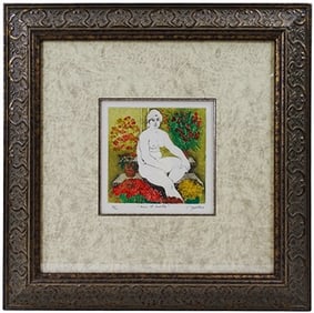 Contemporary Color Lithograph "Miss E. Doolittle"