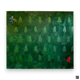 Hunter Potter Oil/Cloth 'When Hell Freezes Over'