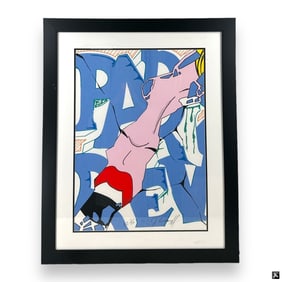 John "Crash" Matos Serigraph "Paris Review"