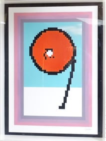 Leonard Janklow Kinetic Art "Black to Color 2"