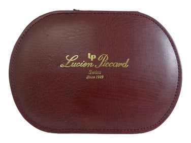 4 Leather Lucien Piccard Watch Band Set in Case