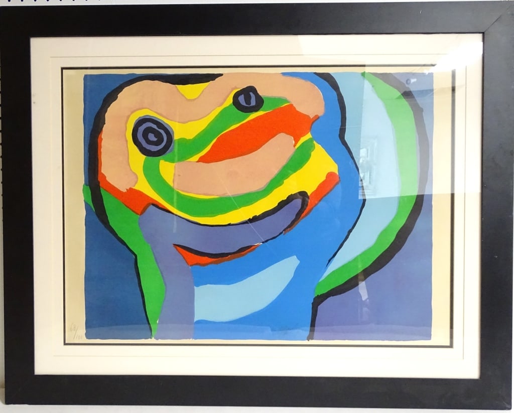 Karel Appel Color Lithograph "Untitled" (1 of 3)