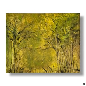 Mid-Century Impasto Oil on Canvas
