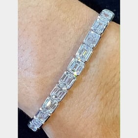 16.83 Ct Diamond Tennis Bracelet