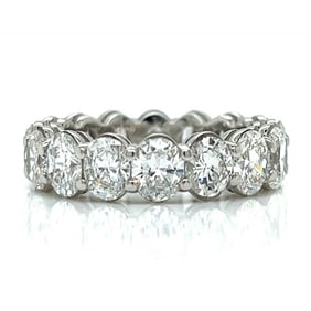 Platinum 7.30 Ct. Diamond Eternity Ring