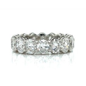 Platinum 6.65 Ct. Diamond Eternity Band