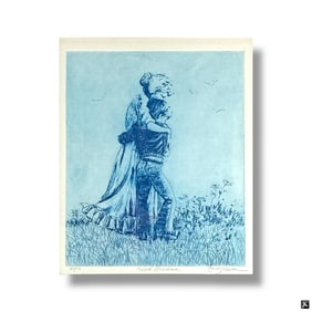 Miriam Ecker Framed Decorative Print "With Grandma