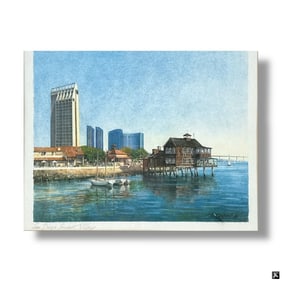 Decorative Framed Color Print "San Diego"