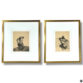 2 Well Framed, Signed, Numbered "Nude" Prints