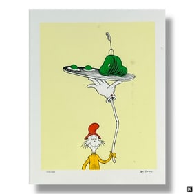 Dr Seuss Limited Ed Lithograph "Green Eggs & Ham"