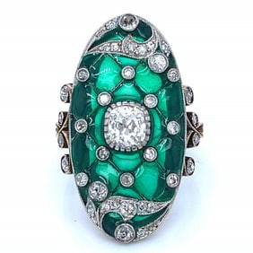 18K & Platinum Diamond Ring