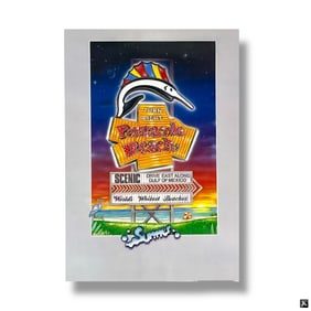 Framed Pensacola Beach Poster Print