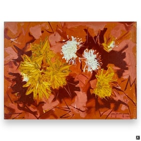 Jean Wagner Troemel O/B "Floral Still Life '59"