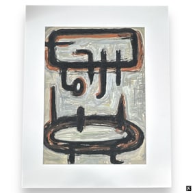 Rolph Scarlett Watercolor "Abstract Composition"