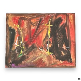 Rolph Scarlett Watercolor "Abstract Composition"