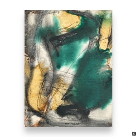 Rolph Scarlett Watercolor "Abstract Composition"
