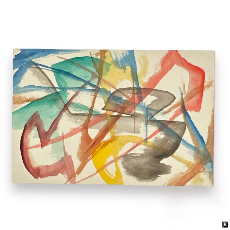 Rolph Scarlett Watercolor "Abstract Composition" (1 of 3)