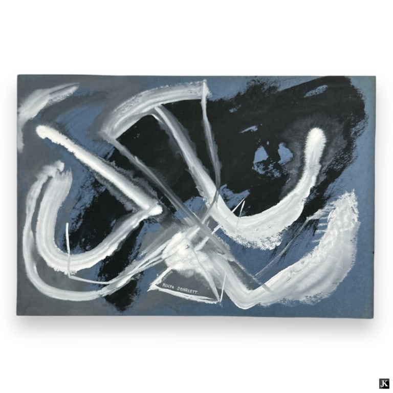 Rolph Scarlett Watercolor/Paper "Untitled" (1 of 3)