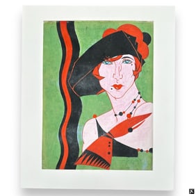 Rolph Scarlett Gouache/Cardboard "Illustration"