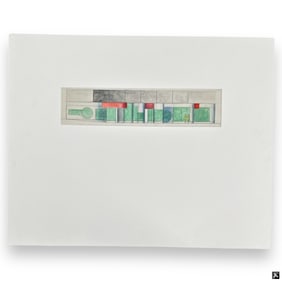 Rolph Scarlett W/C & Ink "Abstract Composition"
