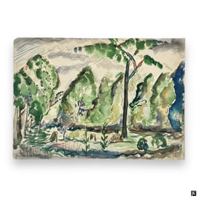 Rolph Scarlett Watercolor "Landscape"