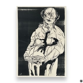 Leonard Baskin (USA 1922-2000) AP Lithograph