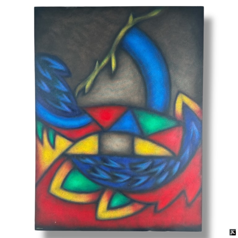 Mario Bencomo Oil on Canvas "Loss of Eden" (1 of 6)