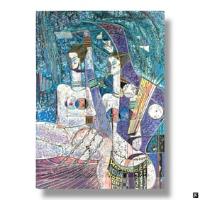 Adrian Wong Shue Lithograph "Lot's Daughters