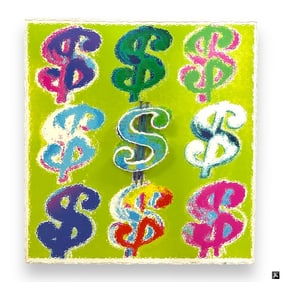 Daisy Papp (USA 20th/21st) Dollar Sign Nail Art
