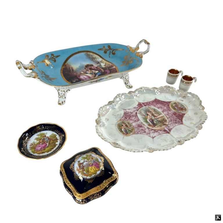 6 Pc Porcelain Tablewares Lot (1 of 4)