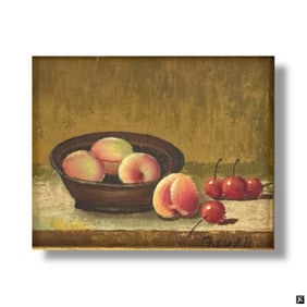 Vintage Oil on Panel "Still Life" Signed.