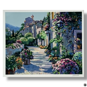Howard Behrens Serigraph "Burgundy"