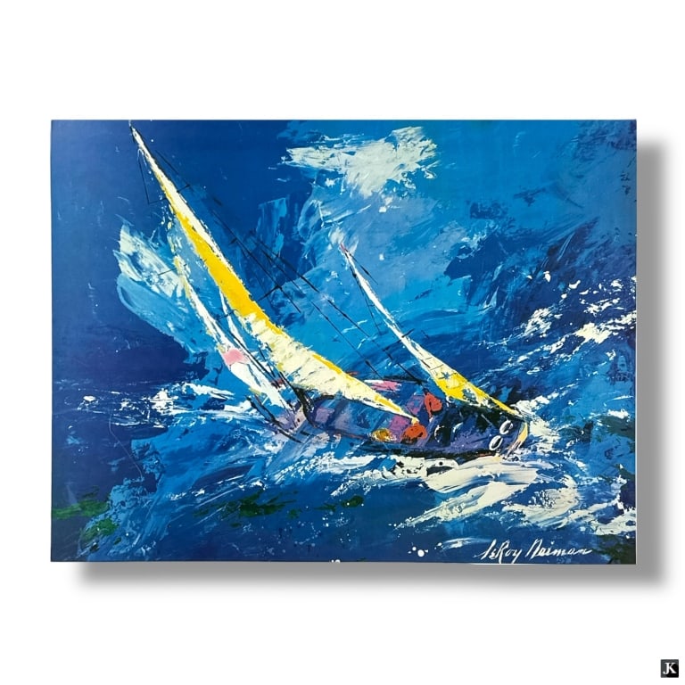 LeRoy Neiman Color Poster "Sailing" 1978 (1 of 5)
