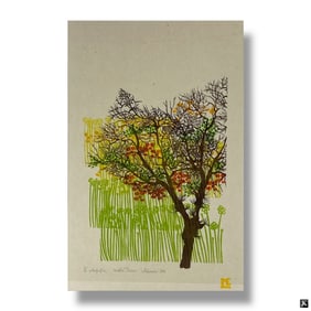 Mariaelisa Leboroni Woodcut "Matre Terra"