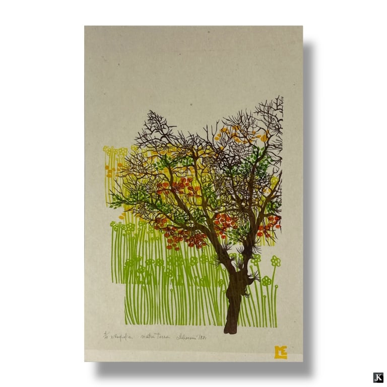 Mariaelisa Leboroni Woodcut "Matre Terra" (1 of 6)